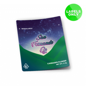 San Fernando OG Mylar Bag Strain Labels