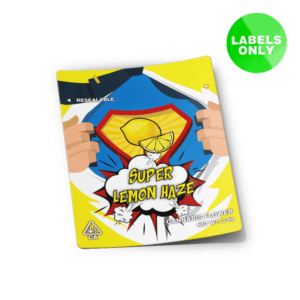 Super Lemon Haze Mylar Bag Strain Labels