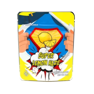 Super Lemon Haze Mylar Bags/Strain Pouches/Cali Packs