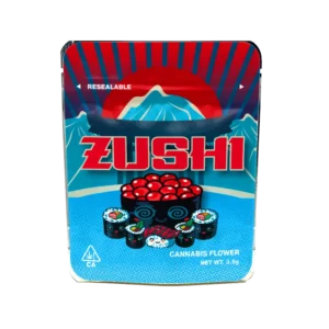 Zushi Mylar Bags/Strain Pouches/Cali Packs