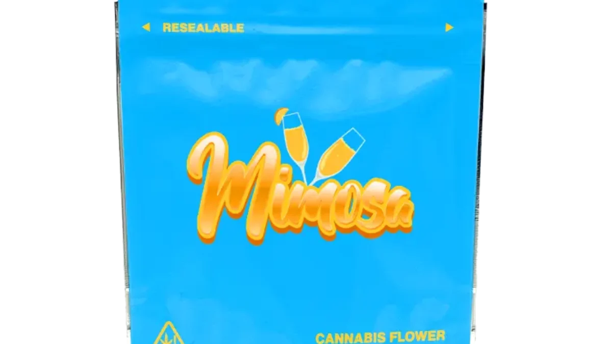 Mimosa Mylar Bags - Labelled or Unlabelled - Strain Labels