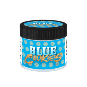 Blue Cookies Glass Jars. 60ml suitable for 3.5g or 1/8 oz.