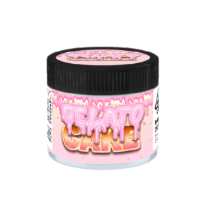 Gelato Cake Glass Jars. 60ml suitable for 3.5g or 1/8 oz.