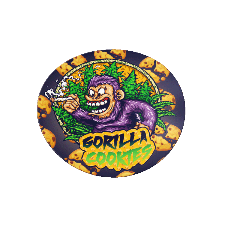 Gorilla Cookies Strain/Slap Stickers/Labels.
