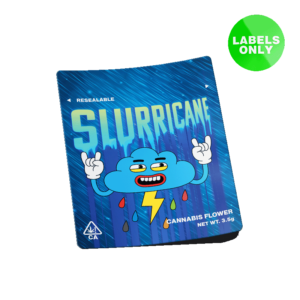 Slurricane Mylar Bag Strain Labels