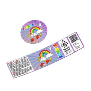 Z Face Glass Jar Strain Labels