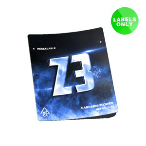 Z3 Mylar Bag Strain Labels