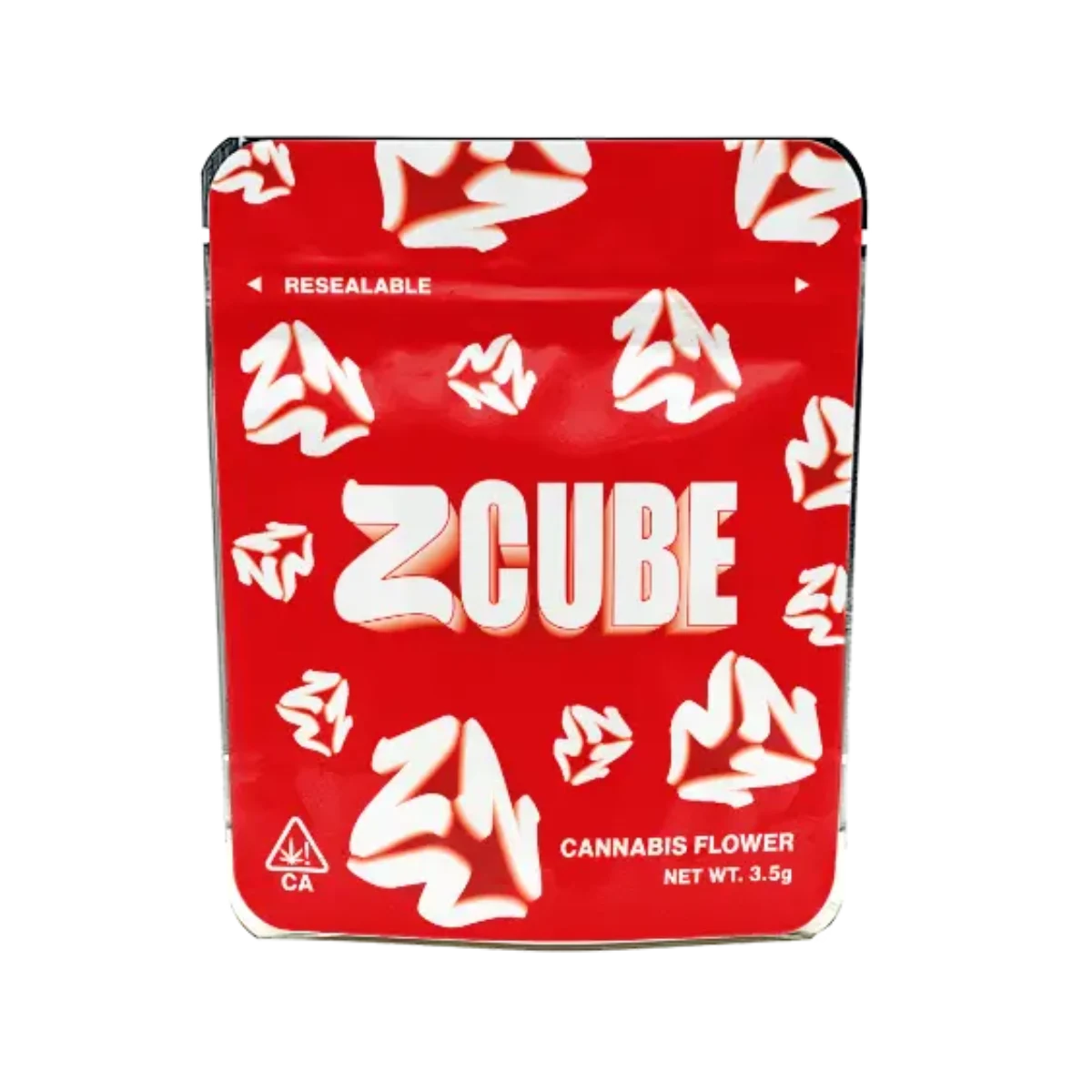 Z Cube Mylar Bags - Labelled or Unlabelled - Strain Labels