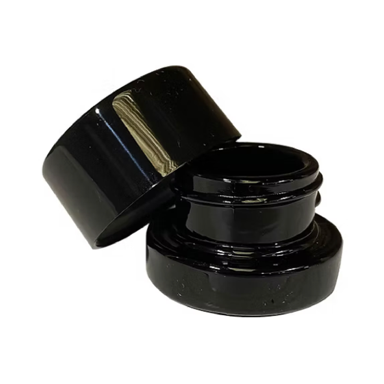5ml Black Miron Glass Jars