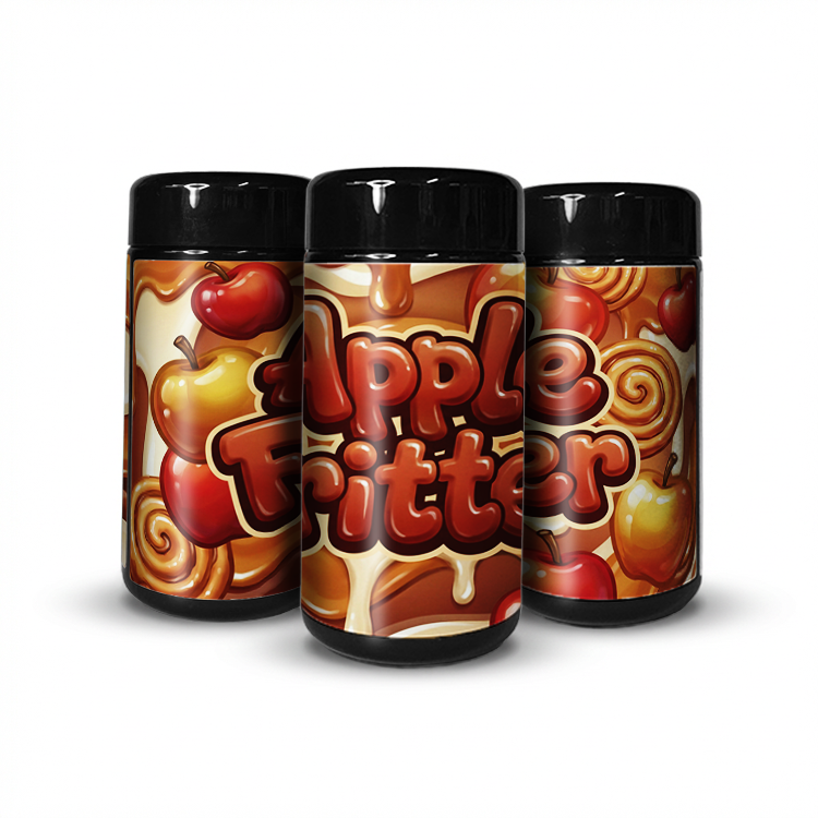 Apple Fritter Tall 100ML / 7G Labelled Miron Glass Jars