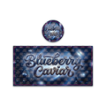 Blueberry Caviar Tall 100ML / 7G Miron Glass Jar LABELS ONLY