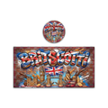 Britscotti Tall 100ML / 7G Miron Glass Jar LABELS ONLY