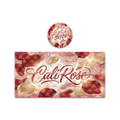 Cali Rose Tall 100ML / 7G Miron Glass Jar LABELS ONLY