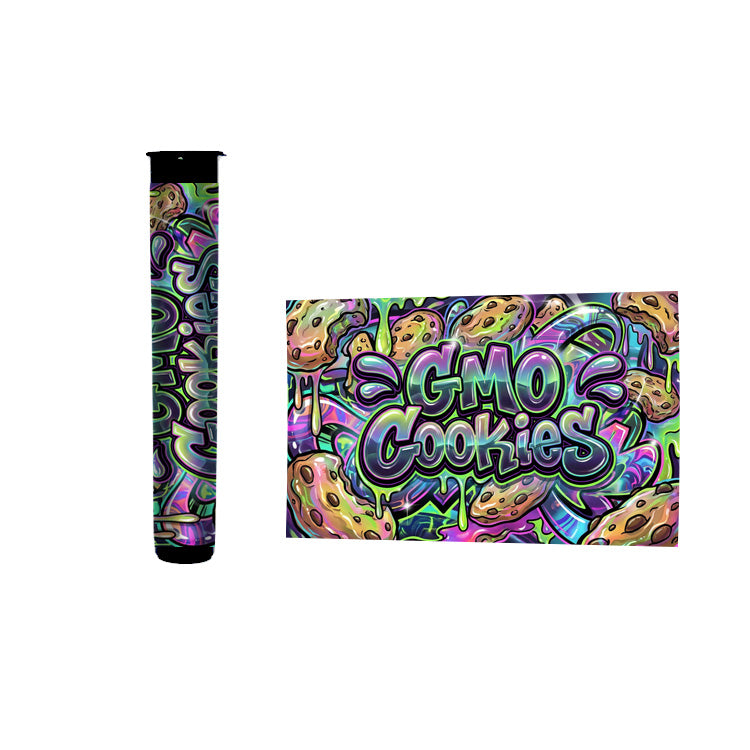 GMO Cookies Pre Roll Tubes 116mm Labelled