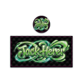 Jack Herer Tall 100ML / 7G Miron Glass Jar LABELS ONLY