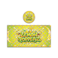 Lemon Popperz Tall 100ML / 7G Miron Glass Jar LABELS ONLY