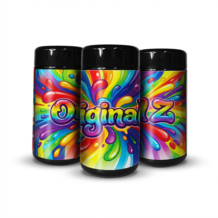 Original Z Tall 100ML / 7G Labelled Miron Glass Jars