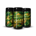 Pineapple Express Tall 100ML / 7G Labelled Miron Glass Jars
