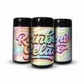 Rainbow Gelato Tall 100ML / 7G Labelled Miron Glass Jars