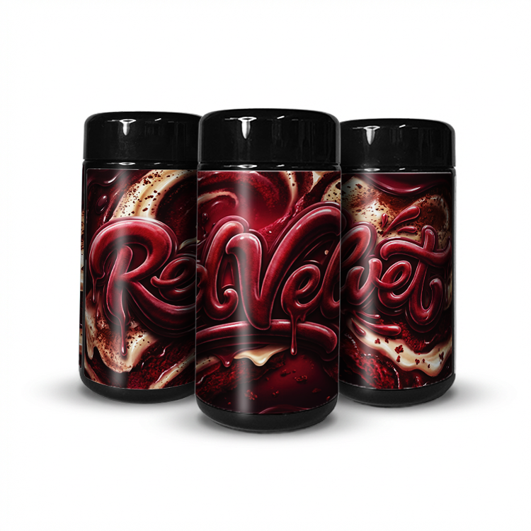 Road Dawg Tall 100ML / 7G Labelled Miron Glass Jars