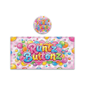 Runtz Buttonz Tall 100ML / 7G Miron Glass Jar LABELS ONLY