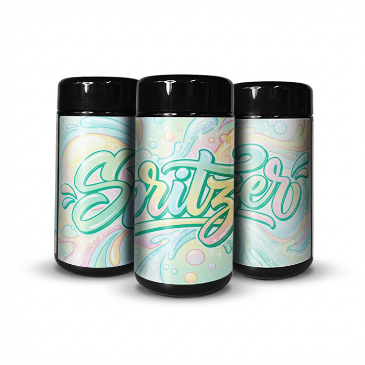 Spritzer Tall 100ML / 7G Labelled Miron Glass Jars