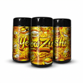 Yellow Zushi Tall 100ML / 7G Labelled Miron Glass Jars