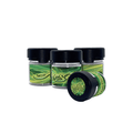 Amnesia Haze 60ml/2oz Labelled Clear Chubby Gorilla Child Proof Plastic Jars - Strain Labels