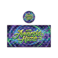 Amnesia Haze Tall 100ML / 7G Miron Glass Jar LABELS ONLY - Strain Labels