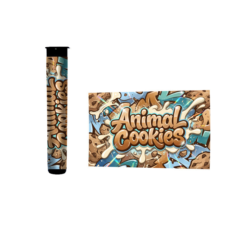 Animal Cookies Pre Roll Tubes 116mm Labelled