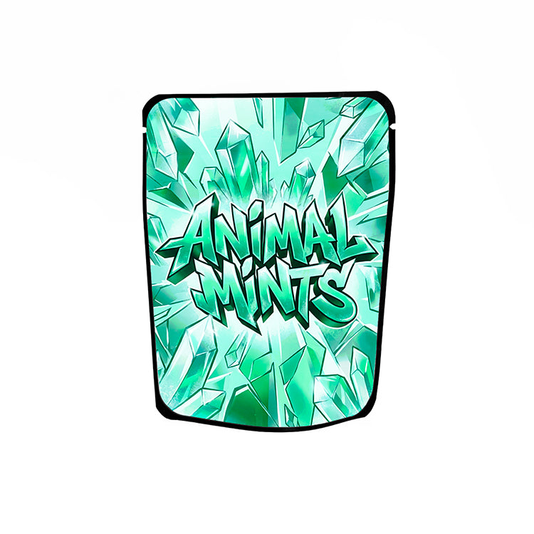 Animal Mintz Labelled Mylar Bags