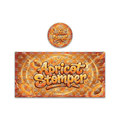 Apricot Stormer Tall 100ML / 7G Miron Glass Jar LABELS ONLY - Strain Labels