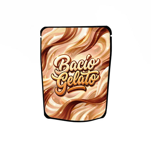 Bacio Gelato Labelled Mylar Bags - Strain Labels
