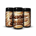 Bacio Gelato Tall 100ML / 7G Labelled Miron Glass Jars - Strain Labels