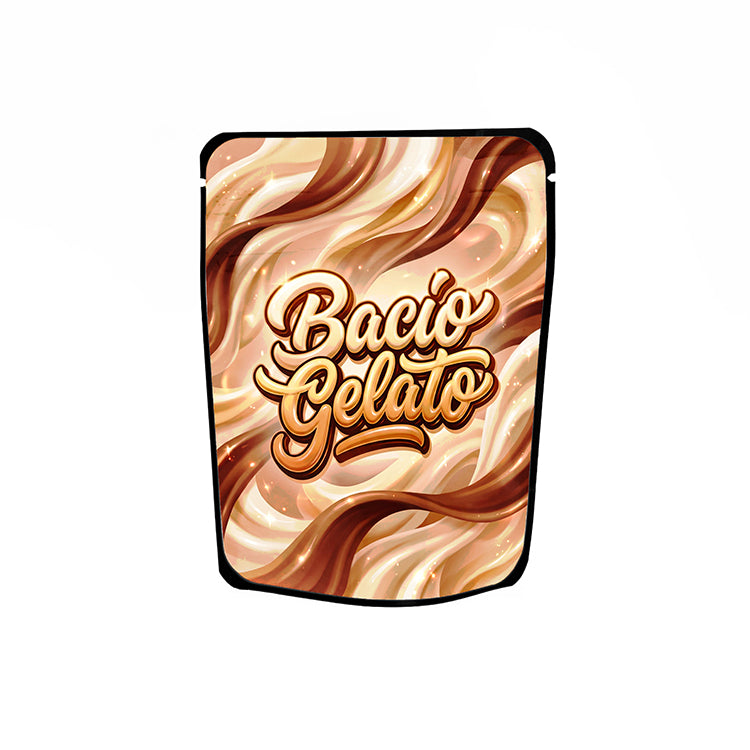 Bacio Gelato Labelled Mylar Bags