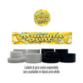 Banana Runtz Side and Lid Labels with 5ml Extract Jars - Strain Labels