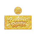 Banana Runtz Tall 100ML / 7G Miron Glass Jar LABELS ONLY