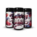 Berry White Tall 100ML / 7G Labelled Miron Glass Jars - Strain Labels