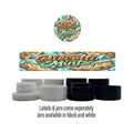 Biscotti Mintz Side and Lid Labels with 5ml Extract Jars - Strain Labels