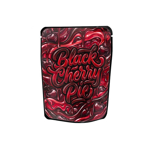 Black Cherry Pie Labelled Mylar Bags - Strain Labels