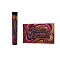 Black Sherbet Pre Roll Tubes 116mm Labelled - Strain Labels