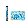 Blue Sherbet Pre Roll Tubes 116mm Labelled - Strain Labels