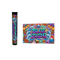 Blue Zushi Roll Tubes 116mm Labelled - Strain Labels
