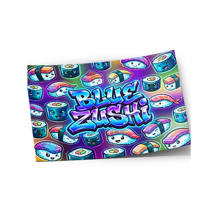 Blue Zushi Strain Labels - Strain Labels