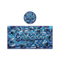 Blue Zushi Tall 100ML / 7G Miron Glass Jar LABELS ONLY - Strain Labels