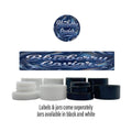 Blueberry Caviar Side and Lid Labels with 5ml Extract Jars - Strain Labels