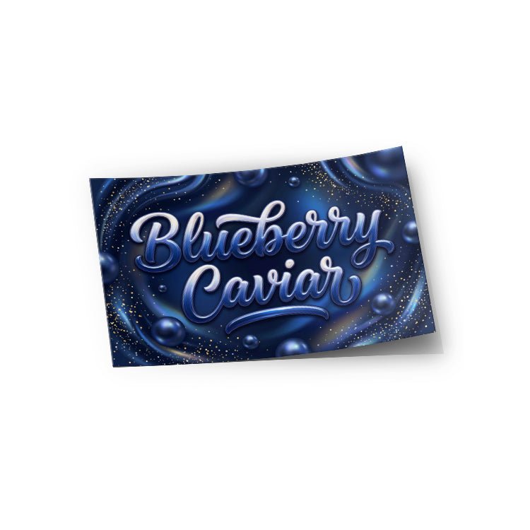 Blueberry Caviar Strain Labels - Strain Labels