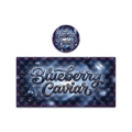 Blueberry Caviar Tall 100ML / 7G Miron Glass Jar LABELS ONLY - Strain Labels