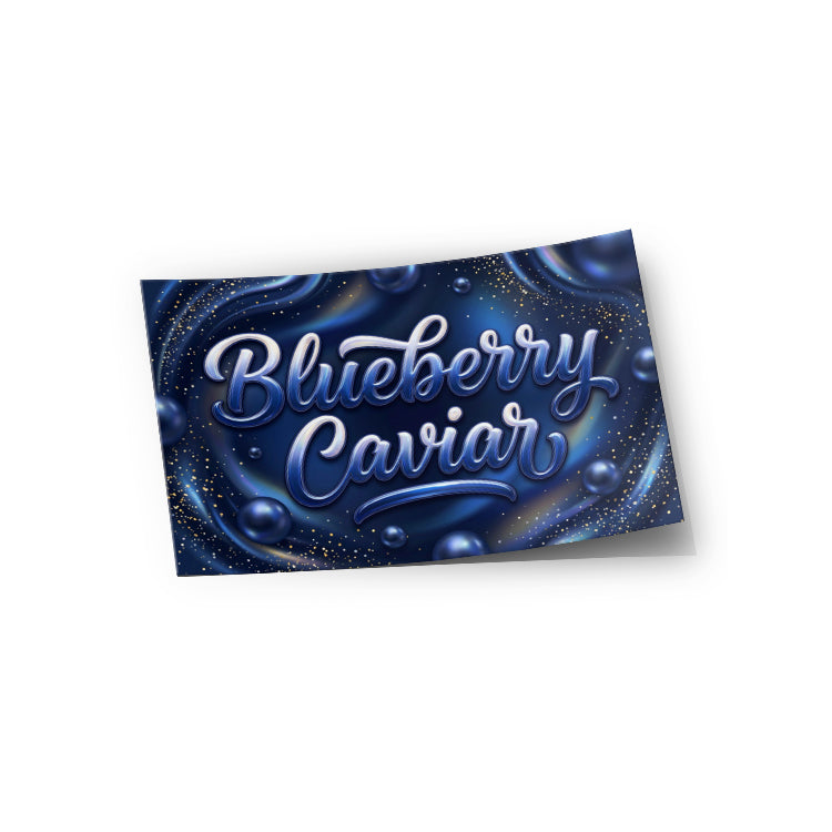 Blueberry Caviar Strain Labels