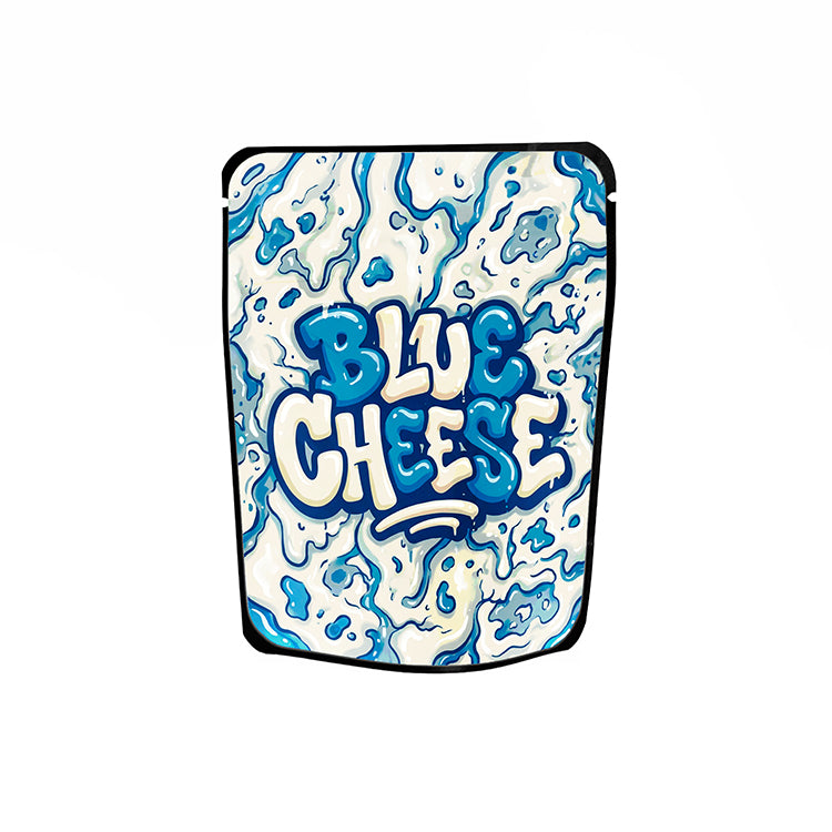 Blue Cheese Labelled Mylar Bags